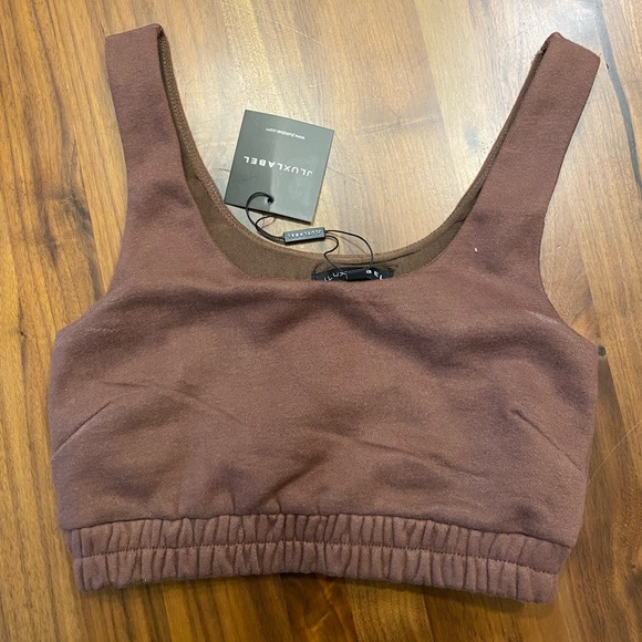 SOLD: Scoopneck Sweatshirt Bra - Picture 2 of 2